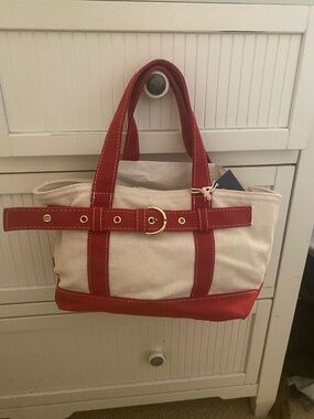 Mini canvas boat tote